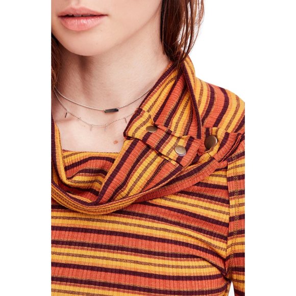 Free People Cape Cod Striped Knit Thermal NWT - Picture 2 of 6